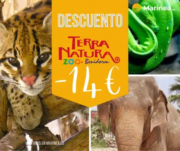 Descuento para Terra Natura Benidorm de 14€ 2025