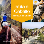 Horseback riding legend in villajoiosa