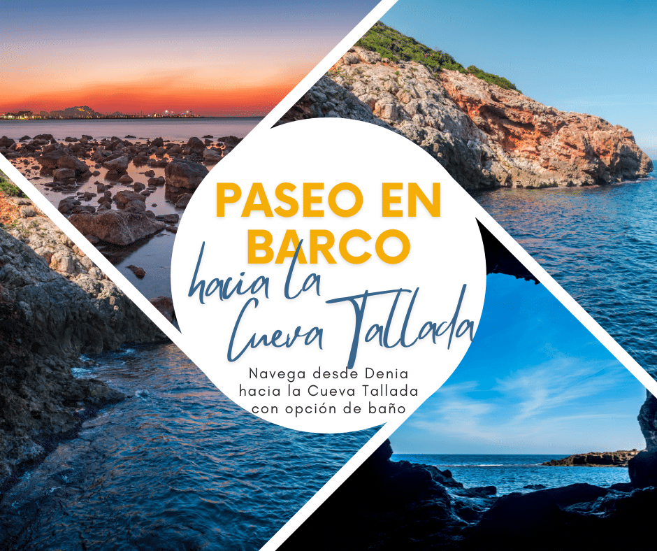 Navega desde Denia hacia la Cueva Tallada con opción de baño