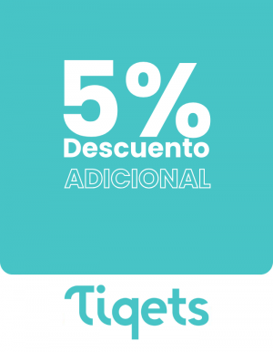 descuento adicional tiqets 2024