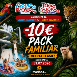 Pack Familiar Terra Natura o Aqua Natura Benidorm • Sumérgete en la Aventura: Descubre el Pase Anual Terra Natura 2024 para una Experiencia Salvaje Todo el Año • Marinea 2026 Pack Familiar Terra Natura o Aqua Natura Benidorm